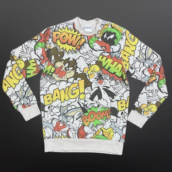 Looney Tunes Vintage Men’s Sweater Size M - Picture 1 of 5